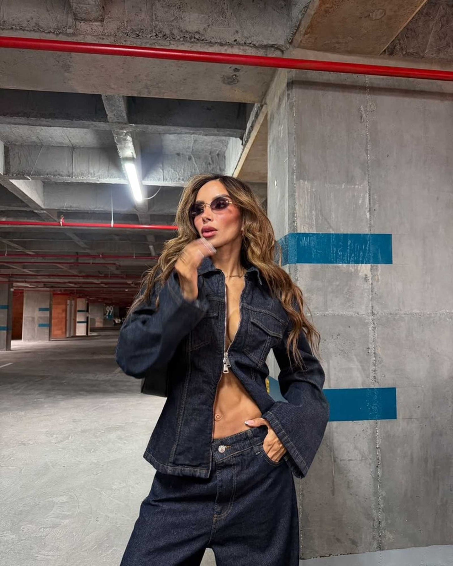 CHAQUETA DENIM FLOW