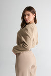 Sueter básico beige