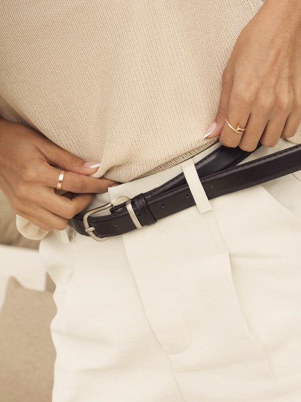 Detalle del tejido en algodón de la blusa hilo resorte beige – Bukuri