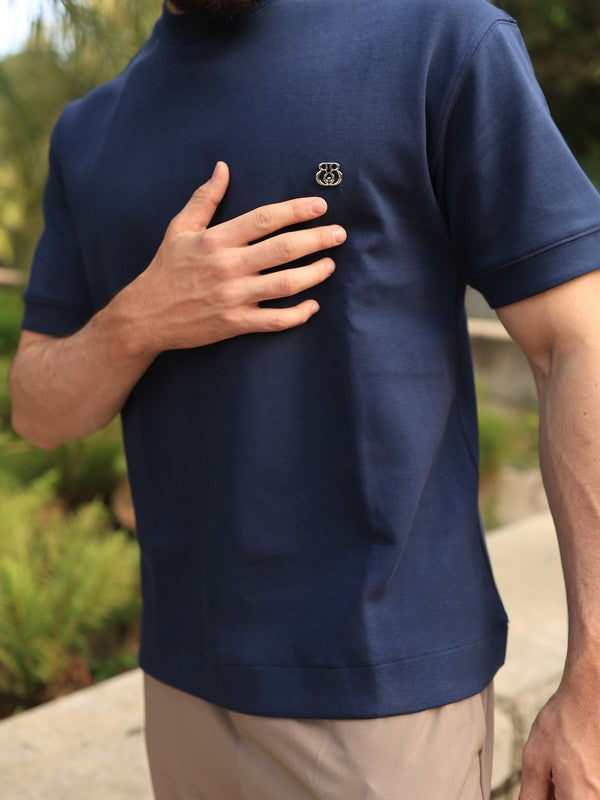 Camiseta Azul Marino Básica