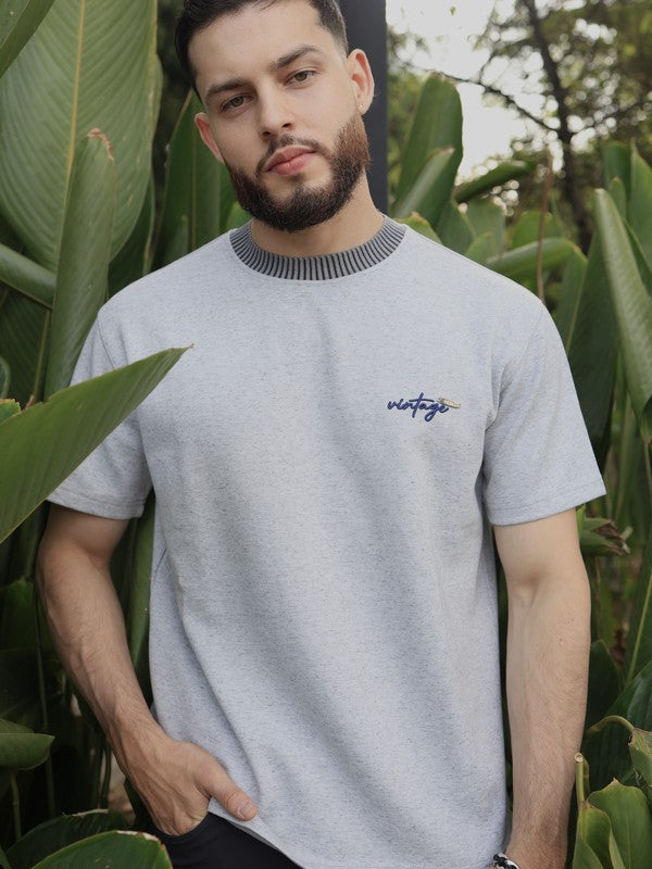 Camiseta Gris Vintage