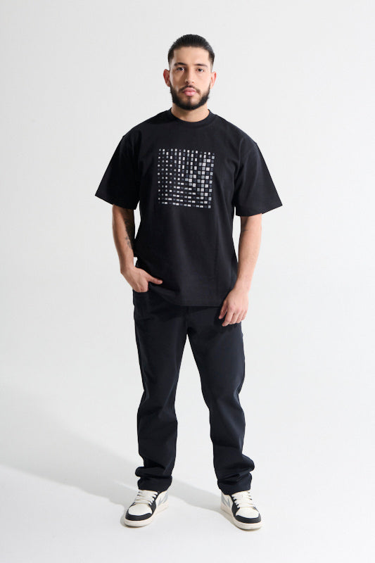 Camiseta hombre clásica cuadrado
