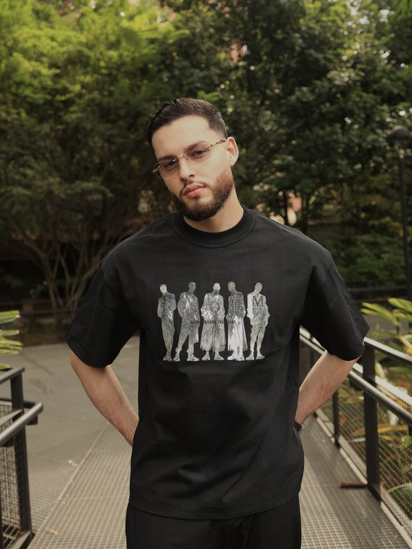 Camiseta Oversize Negra GLOOM