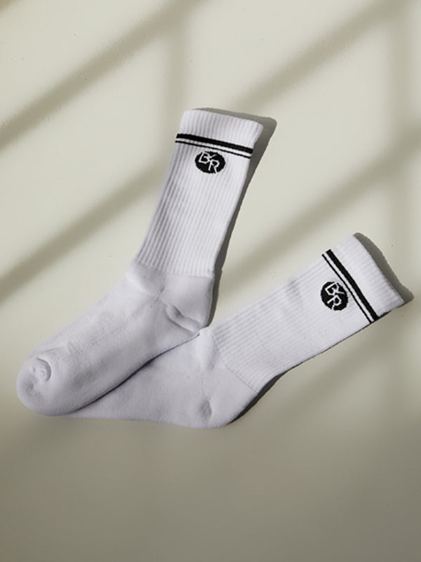 MEDIAS DEPORTIVAS BLANCAS BKR
