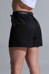 Short negro strecht con cinturón