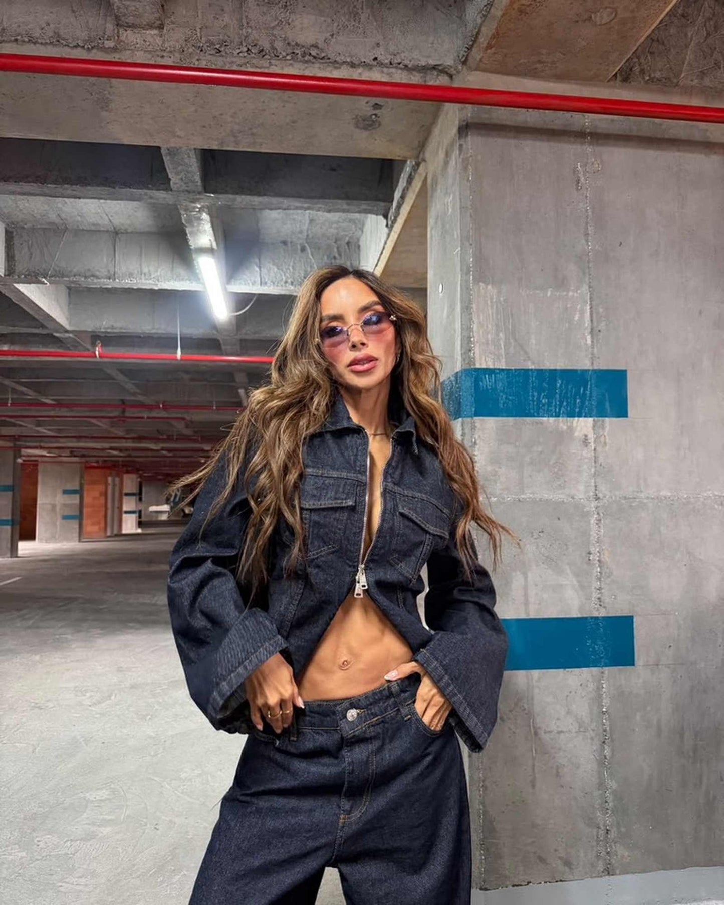 CHAQUETA DENIM FLOW