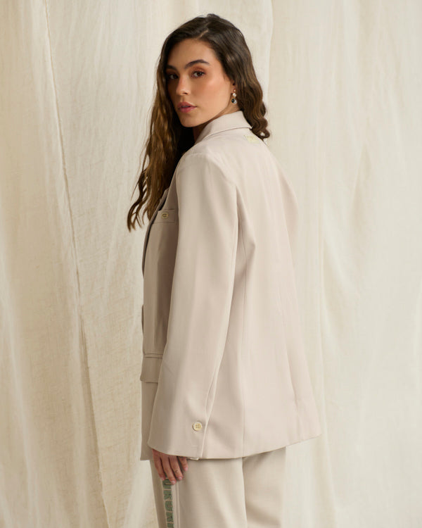 BLAZER BEIGE CLÁSICO