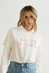 Camiseta abecedario