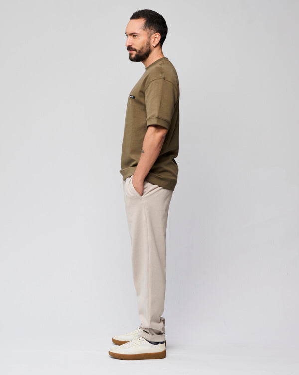 CAMISETA MASCULINA CLASICA VERDE MILITAR