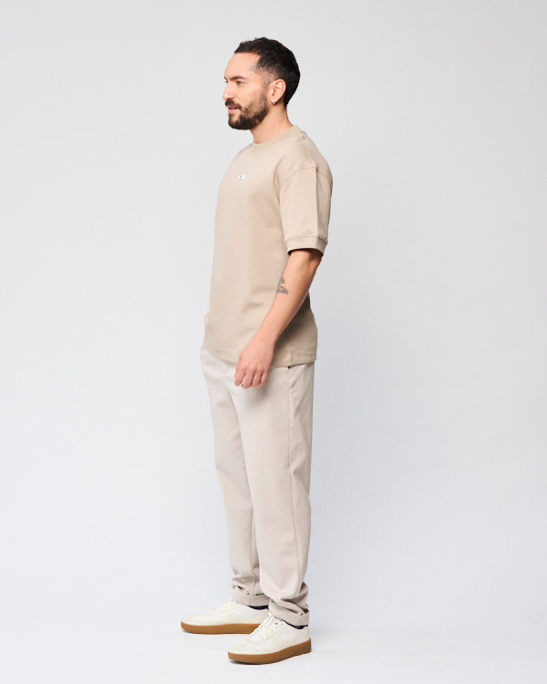 CAMISETA MASCULINA CLASICA BEIGE