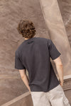 Mens t-shirt clásicos tierra textura