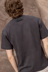 Mens t-shirt clásicos tierra textura