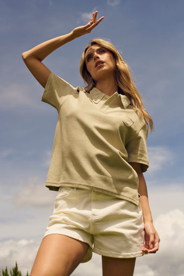 polo bukuri cuello crochet