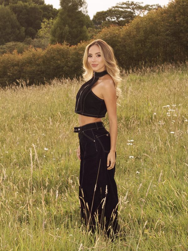 Conjunto velvet negro