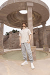 Mens t-shirt clásica bukuri gris