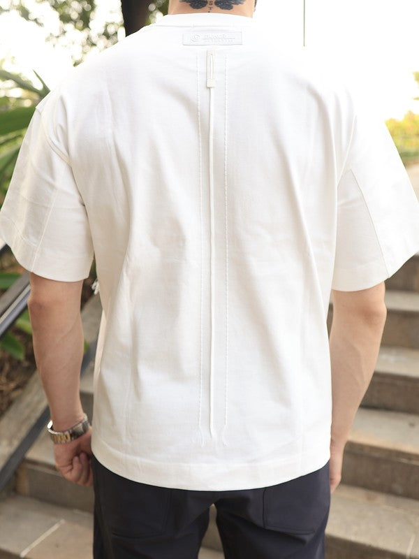 Camiseta Blanca Oversize Corte posterior