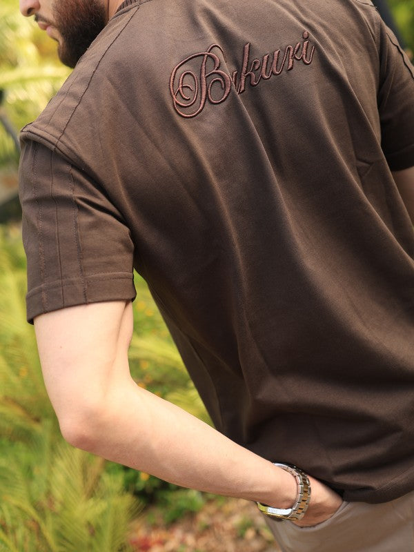 Camiseta Café Bordado Bukuri