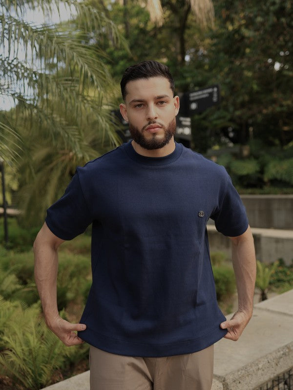 Camiseta Azul Marino Básica