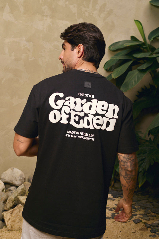 Garden of eden texto negro