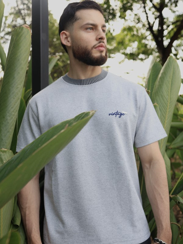 Camiseta Gris Vintage