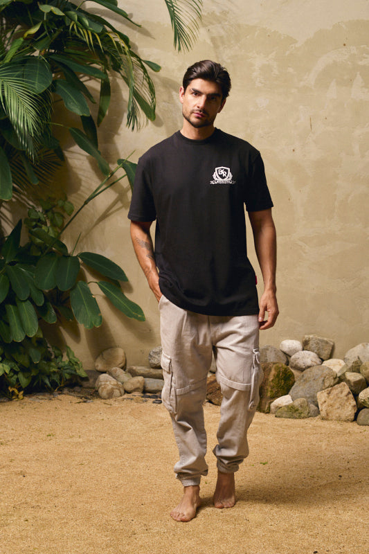 MEN’S JOGGER PANTALÓN CARGO GRIS