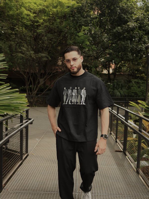 Camiseta Oversize Negra GLOOM