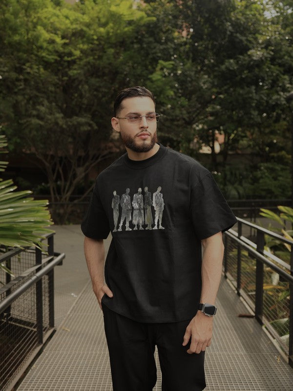 Camiseta Oversize Negra GLOOM