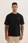 Camiseta hombre people negra
