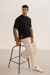 Camiseta hombre people negra