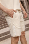 Men's polo set beige