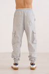Men's jogger pantalón cargo gris