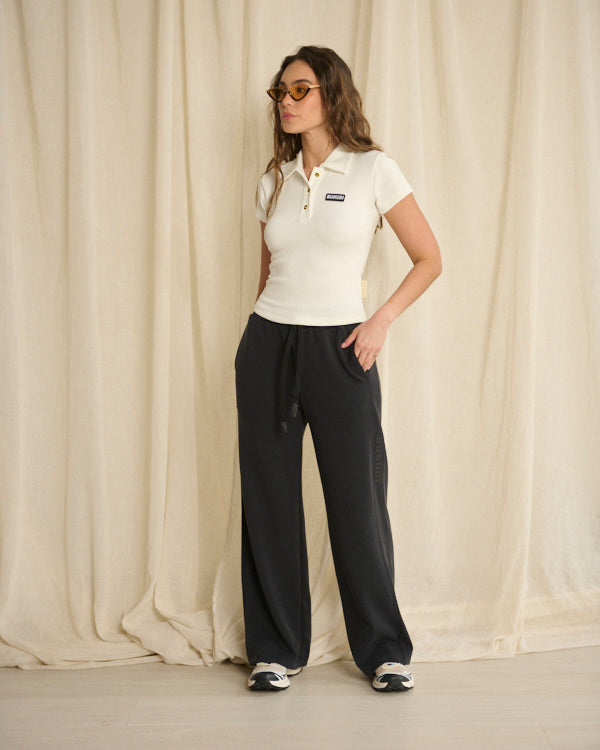 JOGGER PANTALÓN BOTA RECTA NEGRO