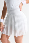 Conjunto gris jaspeado falda