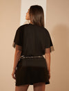 Falda doble pretina stretch