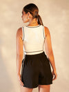 Short lineas laterales negro