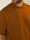 Men's camiseta oversized coffee
