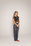 pantalon animal print grises