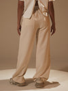 Jogger pantalón pretina blanca