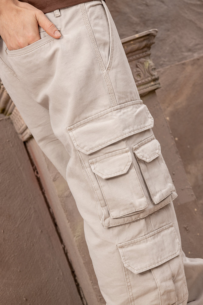 Men's jogger pantalón bota recta