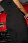 pantalon correa cuero