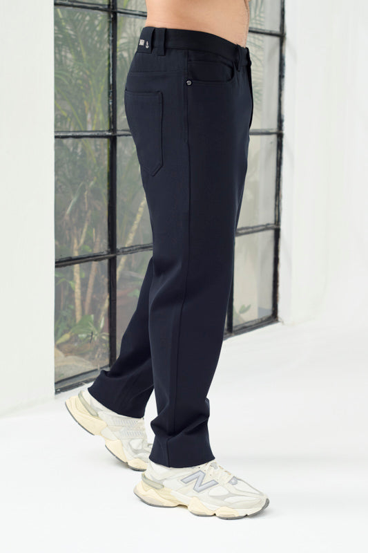 Pantalón clásico masculino negro