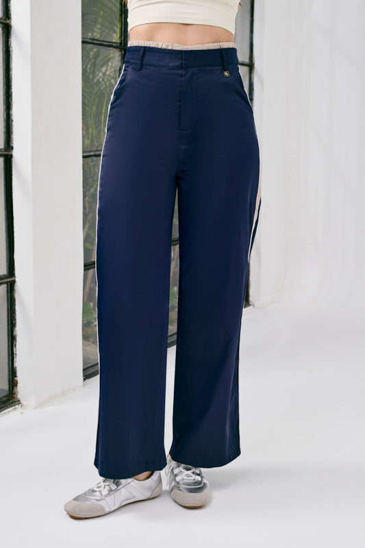 Set satin chaqueta y pantalón