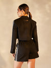 Short lineas laterales negro
