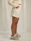 Short lineas laterales beige