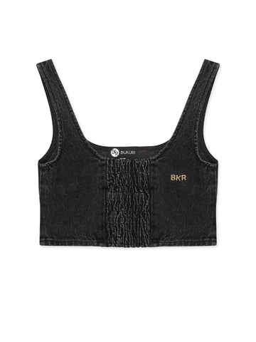 Basica esqueleto denim gris jaspeado