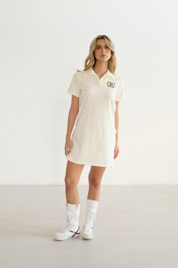 vestido polo bukuri corona bordada